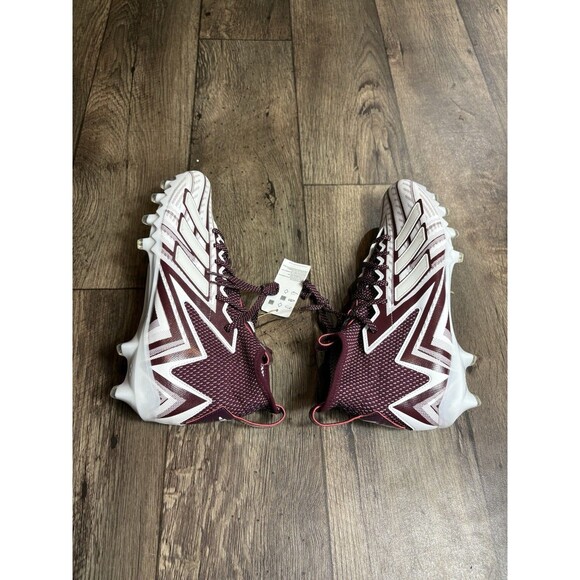 Adidas Freak 23 Inline Football Cleats HP2455 Maroon White Men’s Size 12.5 - Picture 3 of 8